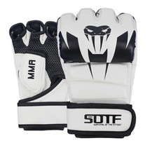 SOTF white MMA Venomous  Multicolor Boxing gloves MMA gloves Tiger Muay Thai mua - £92.59 GBP