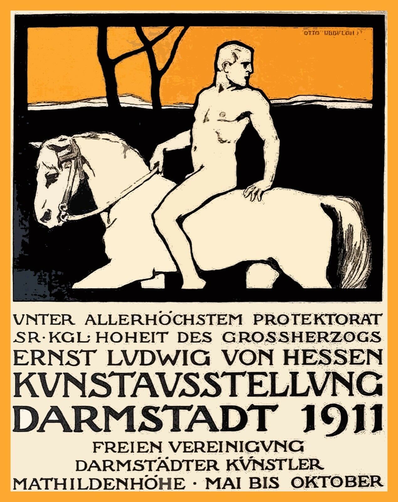 Wall Decor Poster.Interior home.Room design.German horse raider.Gay theme.11552