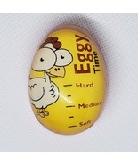 Vintage Eggy Time Egg timer Lucite Boiled Egg Color Changing Timer Silky... - $16.30 CAD