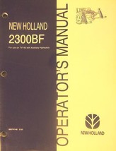 New Holland 2300BF Equipment Frame (with PTO Pump) for TV140 Operator&#39;s Manual - £7.90 GBP