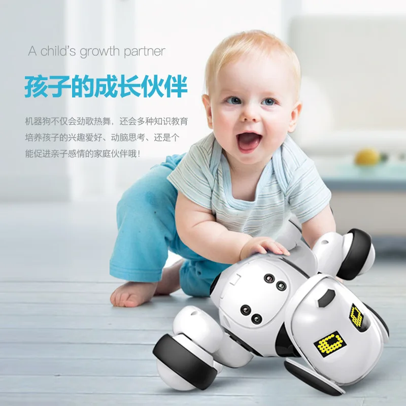 NEW Smart Robot Dog 2.4G Wireless Remote Control Kids Toy Intelligent Talking - £90.35 GBP