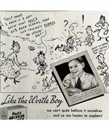 Post Bran Flakes Cereal Wortle Boy 1934 Advertisement Full Page Comic DWU1 - €25,92 EUR
