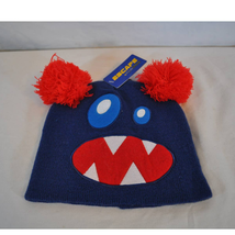 Escape by Polar Extreme Monster Face Kid&#39;s Knit Cap Blue - NWT - £7.78 GBP