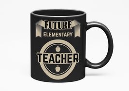 Make Your Mark Design Elementary Teacher. Graduation, Black 11oz Ceramic... - £16.35 GBP+