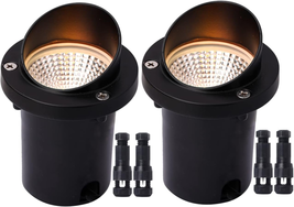 NEW 6W LED Shielded Well Light Outdoor Low Voltage Landscape Lights Anti Glare 2 - £20.68 GBP