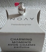 Charm Avon PERFUME Charming Moments Avon Charms PERFUME Silvertone (NOS ... - $17.77