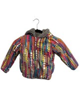 Hanna Andersson Girls Reversible Jacket Multicolor Polka Dot Sz 100 / 4 Us - £17.39 GBP