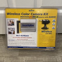NEW SEALED SecurityMan Mini-AirWatch Mini Wireless Color Camera Kit - £40.50 GBP