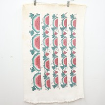 Woven Watermelon Accent Throw Rug Cream 22×37&quot; Rectangle  - £15.89 GBP
