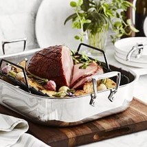 All-Clad Stainless-Steel Roasting Pan with Rack - $564.99 CAD