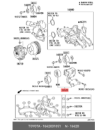 16620-31051 Toyota Genuine New Drive Belt Tensioner.Only 1 Qty Available. - $98.95