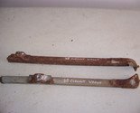 1968 DODGE CORONET TAILGATE GLASS TRACKS OEM PAIR - $89.99