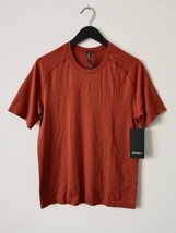 Nwt Lululemon ATRD/AZBR Rust Orange Metal Vent Tech Ss 2.0 Shirt Men&#39;s Xl - £62.02 GBP