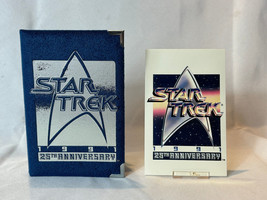 .999 Fine Silver Coin Star Trek 1 Troy Oz 1991 25th Anniversary CAPTAIN ... - £47.29 GBP