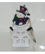 Team Sports America Auburn University Snowman Snowflake LED Christmas Or... - £11.84 GBP
