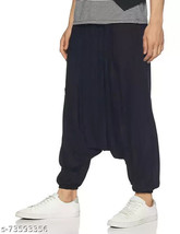 Unisex Men Women Loose Baggy Hippie Boho Harem Pants Viscose Rayon Dhotis TRO a - £26.35 GBP
