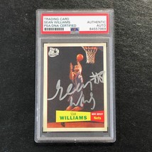 2007-08 Topps 1957-58 #127 Sean Williams Signed Card AUTO PSA Slabbed Nets - £39.04 GBP