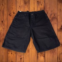Vintage Jordache Classic Fit Jean Shorts Mens Size 36 Black NWT Dead Stock - £19.73 GBP