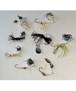 Assorted Brands Sizes and Colors Spinnerbait Fishing Lures Lot of 8 - £15.68 GBP