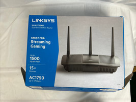 Linksys Max-Stream Dual-Band WiFi 5 Router (AC1750) - $23.78