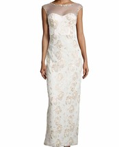 NEW Sue Wong Illusion Rose Embroidered Sweetheart Neckline Gown (Size 2)... - £119.86 GBP