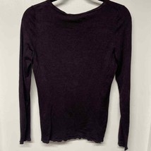 Ann Taylor LOFT Stretch Silk Blend Brown V Neck Pullover Sweater Womens ... - £21.90 GBP