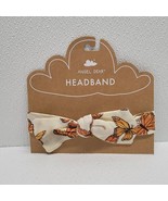 Angel Dear Baby Girl&#39;s White Orange Monarch Butterfly Headband Size 12-24M - £11.05 GBP
