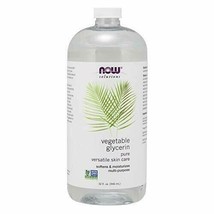 NOW Solutions, Vegetable Glycerin, Softens &amp; Moisturizes Skin, Multi-Purpose ... - £19.43 GBP