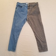 Pacsun Mens Jeans Size 36x32 Slim Taper Two Tone Blue Gray Jean Pants 2 ... - £19.76 GBP