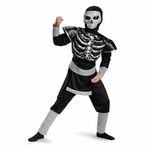 Disguise Skeleton Ninja Muscle Boys Halloween Costume Child Medium 85333K - £31.65 GBP