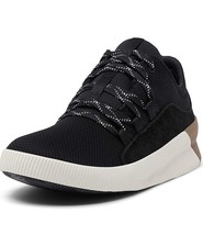 Sorel Out &#39;N About III Plus Lace Sneaker Womens Black Waterproof Suede Sz 10 New - £58.42 GBP