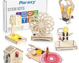 6 In 1 Stem Projects For Kids Ages 8-12, Stem Kits, 3D Wooden Puzzles, S... - £32.87 GBP