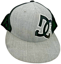 DC Shoe Company Men&#39;s Tweed Grey and Black Flexfit Fitted L/XL Hip Hop H... - $176.09 MXN