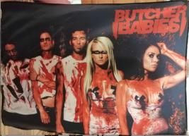 BUTCHER BABIES Band 1 FLAG CLOTH POSTER HEAVY METAL CD - $20.00
