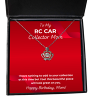 Necklace Birthday Present For RC Car Collector Mom - Jewelry Crown Pendant  - £40.05 GBP