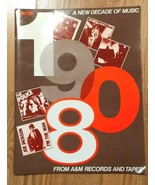 A&amp;M Records Catalog Order Form A New Decade of Music 1980 The Police Joe... - £31.11 GBP