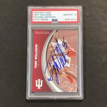2016 Panini #27 Troy Williams Signed Card AUTO 10 PSA/DNA Slabbed Indiana - £48.10 GBP