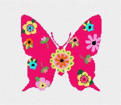 Pepita Needlepoint kit: Butterfly Art Deco, 12&quot; x 10&quot; - £67.23 GBP+