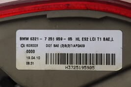 2011-13 BMW E92 M3 328i 335i LCi Coupe Outer Taillight Light Lamp Driver Left LH image 6