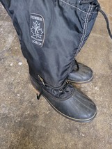 Sorel Kaufman Snow Bear Men’s 10 Black Winter Snow Boots With Good Liners Canada - £47.45 GBP