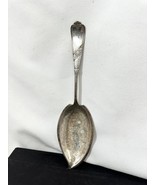 Antique Wilcox Silver Plate Ice Cream Silver Serving Pie Spoon Etched Fl... - £17.60 GBP