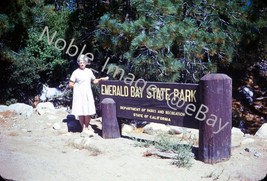 1970 Emerald Bay State Park Entrance Sign Lake Tahoe CA 35mm Slide - £3.15 GBP