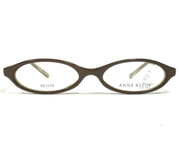 Anne Klein Petite Eyeglasses Frames AK8062 168 Brown Beige Round 49-16-135 - £40.28 GBP