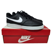 Nike Court Vision Lo NN Shoes Men&#39;s Size 10.5 Black White DH2987-001 New - £54.71 GBP