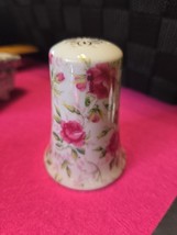 Lefton Salt Shaker Rose Chintz 665R Vintage 1944-1955 Collectible - $6.93