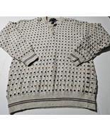Vintage Grandpa Van Heusen Henley Sweater Sportswear Men&#39;s Size XL Cotton - €31,78 EUR