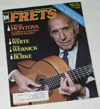 CARLOS MONTOYA FRETS MAGAZINE VINTAGE 1981 BUCK WHITE PETER WERNICK KEVI... - £23.59 GBP