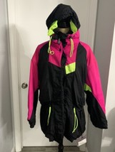 Vintage Roffee Skiwear Neon 80’s 90’s Ski Jacket Size Large - $128.70