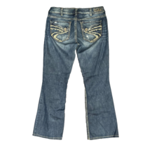 Silver Jeans Womens 31 Suki Surplus Bell Bottom Flare Stretch Denim Pant 34x30 - £19.09 GBP