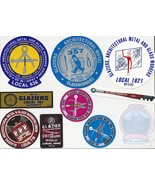 UNION Glaziers Architectural Metal and Glass Workers LU Large sticker lot  - $1,140.41 MXN